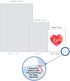 The Best Card Company 20 Cute Boxed Cards - Assorted Blank Set (4 x 5.12 Inch, 10 Designs, 2 Each)