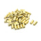 uxcell 50 Piece M3 x 10 mm Female Thread Brass Pillar Hexagon Nut Standoff Spacer