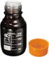PATIKIL 250mL Reagent Media Bottle, 1Pcs Round 3.3 Borosilicate Glass Graduated Storage Bottle with Yellow Screw Cap