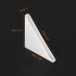 20Pcs 3x50mm uxcell Plastic Corner Protectors Right Angle Shape Glass Corner Guards Cushion for Corner Protection