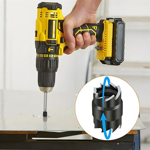 14PCS Car Spot Welder Cutter Sets, Vehicle 3/8" HSS Spot Welding Cutting Hole Remover Drill Kit