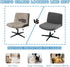 Generic Armless Criss Cross Chair Cover Looking Stretch Mid Back Wide Accent Chair Slipcover, Exquisite Vanity Cover