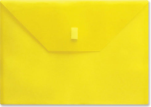 Lion Design-R-Line Poly Transparent Yellow Envelope, 9-3/8" x 13" (22080-YW)