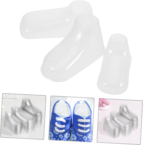Sturdy Plastic Baby Booties Display Rack for Retail & Home