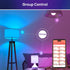 Bulbs, A19 Bulbs, 800 60W Dimmable 4-Pack Consciot Smart Light Color Changing Smart Lumens Equivalent, Works with Apple
