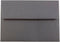 JAM PAPER 4Bar A1 Premium Invitation Envelopes - Dark Grey - 3 5/8 x 5 1/8 - 50/Pack