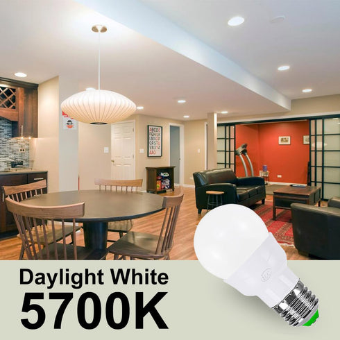 ILC RGB LED Light Bulb, Color Changing 40W Equivalent, 450LM Dimmable 5W E26, 12 Color Choices, Remote Control, 8 Pack