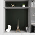 VaryPaper 15.7''x78.7'' Dark Green Contact Paper for Cabinets Waterproof Peel and Stick Wallpaper for Kitchen