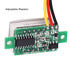 5pcs Mini Digital DC Voltmeter, 0.36 Inch 3-Wire LED Voltage Tester Meter, 0-100V, 5 Colours