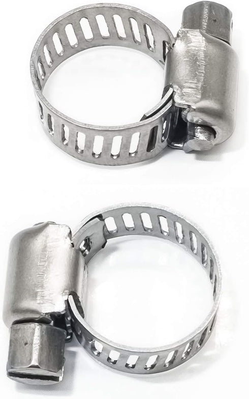 Adjustable Stainless Steel Worm Gear Hose Clamps, 6-12mm