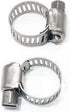 Adjustable Stainless Steel Worm Gear Hose Clamps, 6-12mm