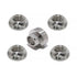 VOSANTU 1/4-20 304 Stainless Steel Anti-Theft Locking Nuts 20TPI Security Hardware Kit for