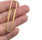 HAHIYO Large Paper Clips, 2 inches Length Gold Paperclips, Vinyl Coated for Bookmark Organizing Home Office School 80