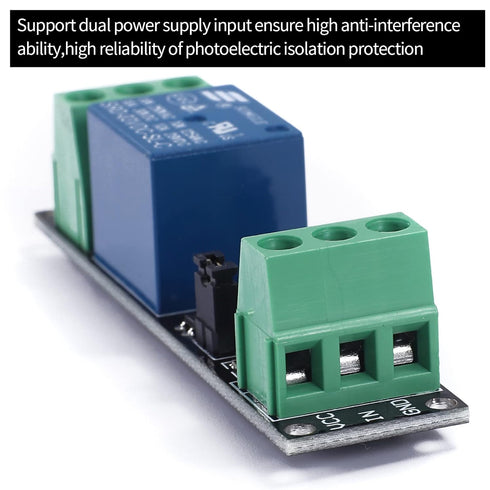 Eagles 5pcs 1 Channel 3V Relay Module with Optocoupler for ESP8266, 3v Logic Level Boards