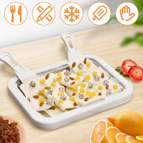Frozen Instant Ice Cream Maker Cold Plate, Rolled Ice Cream Machine, Sweet Spot Ice Cream Maker for Homemade Rolled Ice