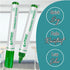 Permanent Markers, Chisel Tip Green, Quick Drying Ink for Paper, Wood, Plastic, Metal, Glass, Home, Office Use