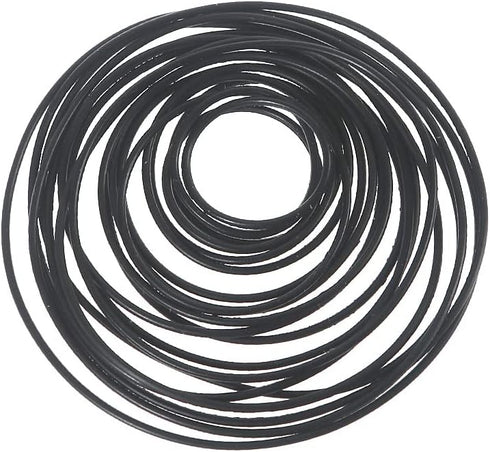 BOGEEL 20Pcs 1X1mm Silicone Rubber Band Pulley Transmission Engine Round Beslts Tape Toy