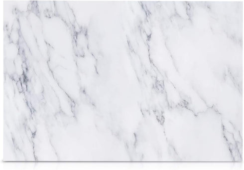 Navaris Magnetic Dry Erase Board - 16 x 24 inches Decorative White Board for Wall, Includes 5 Magnets and Marker