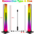 RGBW LED Light Strip, Music Sync RGB IC LED Lights Bars, USB Powered Ambient Lighting, Remote Control Color Changing