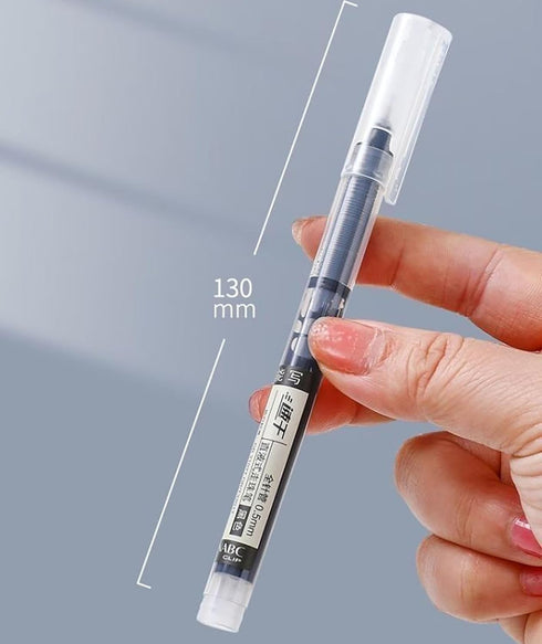 YIKANGHENG 20 Pcs Fine Point Gel Pens, 0.5mm Ink for Office, Study, Gift, Home Supplies (Black)