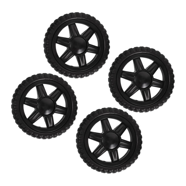 MAGICLULU 4pcs Shopping Cart Wheels Replacement Small Caster Wheels for Rolling Cart
