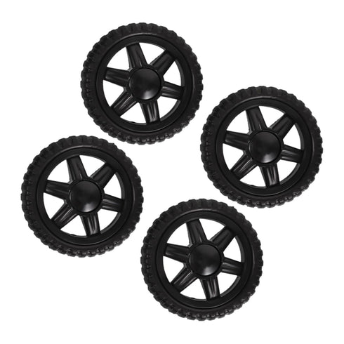 MAGICLULU 4pcs Shopping Cart Wheels Replacement Small Caster Wheels for Rolling Cart