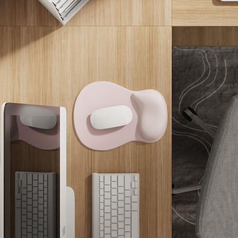 ErgoComfort Gel Wrist Rest Mouse Pad, Ergonomic Non-Slip Office Mousepad with Wrist Support for Home & Game