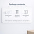 LOUYSGEN Hub,4.65 2.83 1.34 Inches Switch,110220V 50/60Hz,2.4GHz 3 Zigbee Smart Switch Neutral Wire Required Need