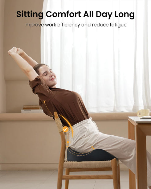 Tailbone ProtoArc Extra Large Seat Cushion for Pain Relief, Seat Cushions for Office Chairs, Extra Cover, Ergonomic