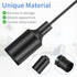 10 Pack Bulb E26 E27 Lantern(Black,6 Hanging Light Cord Pendant Light Cord with Switch Light Socket Extension Light