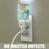 Green Marble Dusk to Dawn Night Light, Auto Sensor Lamp Home Indoor Stairway Kitchen Corridor, Night Lights Plug into