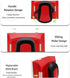 Paint Edge Trimmer Tool, Nylon Bristles Edger for Walls, Corner Walls and Ceilings, Wall Painting Brush Tool