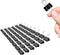 Small Binder Clips, 48 Pack, 3/4 Inch Standard 19mm Black, Small Paper Clips for Office, Micro Clips