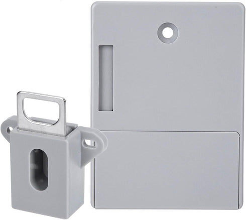 DouWen MO 125KHz Closet Smart RFID Cabinet Lock, Electronic Keyless Drawer Lock with Card Access, No Drill Installation