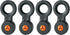Hand Tool Attachment Slips, Easy Slide On Design, Connects to Tool Lanyards, Squids 3740, Small, 4-Pack