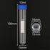 Centrifuge Tubes 10ml Round Bottom Plastic Test Tube Vials with Graduation and Writing Area, Pack of 20