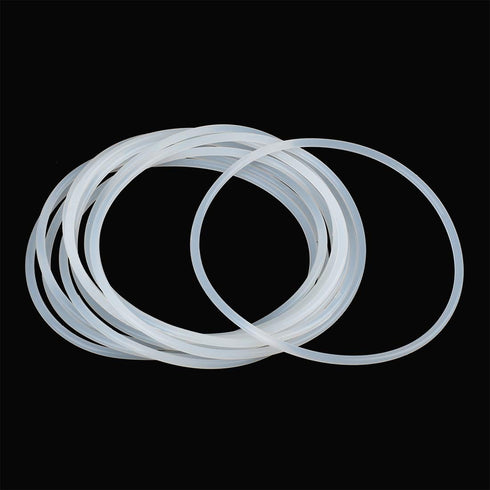 X AUTOHAUX Silicone O-Rings, White, Pack of 10, 95mm OD 88.8mm ID 3.1mm Width VMQ Seal Gasket for Pipe Repair
