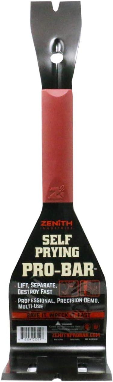 Zenith by Danco Pro Bar ZN700101, Multi-Tool for Salvage, Wrecking, and Demolition
