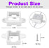 JIOTAR 40 H705, Pcs Light Clips for Govee Outdoor Lights (Non-Pro Version), Light Track System Mounting Brackets