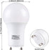 TORCHSTAR Dimmable GU24 Base LED Light Bulb, 800lm A19 Shape, 5000K Daylight, Pack of 2