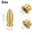PATIKIL 16 40mm 3 Set x Lamp Finials Caps Knob, Solid Brass Tip Lamp Shade Top Decoration Screw Cap Nuts with Brass