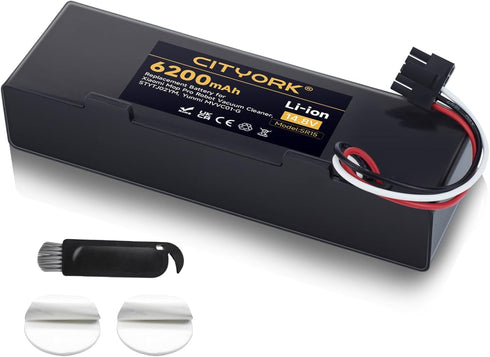 6200mAh Replacement Battery for Wyze Robot Vacuum, Compatible with Xiaomi Mop Pro/Xiaomi Mop 2S, Conga Series, Haier