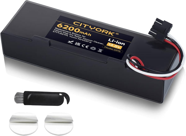 6200mAh Replacement Battery for Wyze Robot Vacuum, Compatible with Xiaomi Mop Pro/Xiaomi Mop 2S, Conga Series, Haier