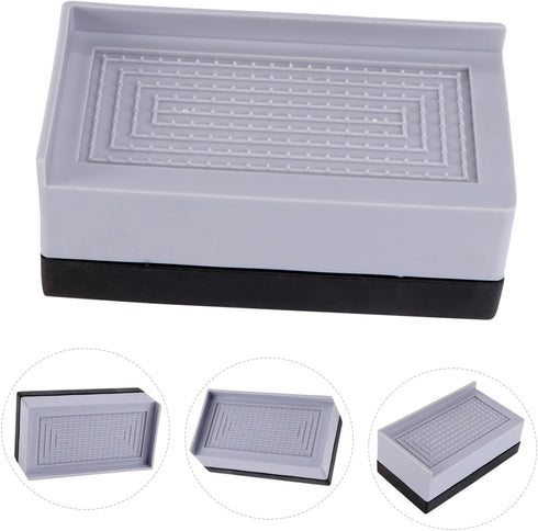Lurrose Bed Padding Block Furniture Accessory Heightening Foot Pad Bed Riser Non-Slip Plastic for Tables Chairs Sofas