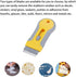 WEGAZ 15pcs Razor Blade Scrape with Extra Blades, Scraper Tool, Razor Blade Retractable, Paint Stripping Tool, Cleaning