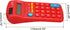 PATIKIL Basic Calculator, 8 Digit LCD Display Calculator 4 Function Small Desktop Calculator Battery Powered Handheld Calculator for Home Office, Red