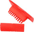 Durable Red Cylinder Rubber Wood Grain Effect Painting Tool, 2Pcs/Set for House Office