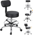 sexaoalx Drafting Chair with Back Height Adjustable Office Desk Stool with Foot Rest