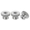 uxcell Knurled Thumb Nuts, 3Pcs M4 x D12mm x H8mm Stainless Steel Round Knobs for 3D Printer Parts, Machine Tools