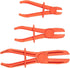 Juvale 3-Pack Hose Pinch Off Pliers - Fuel Line Clamp Tool for Automotive Brake and Radiator (Red, 3 Sizes)